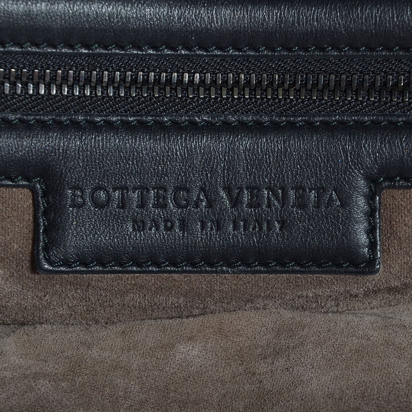 Nappa Intrecciato Veneta Large Fringed Hobo Nero Black