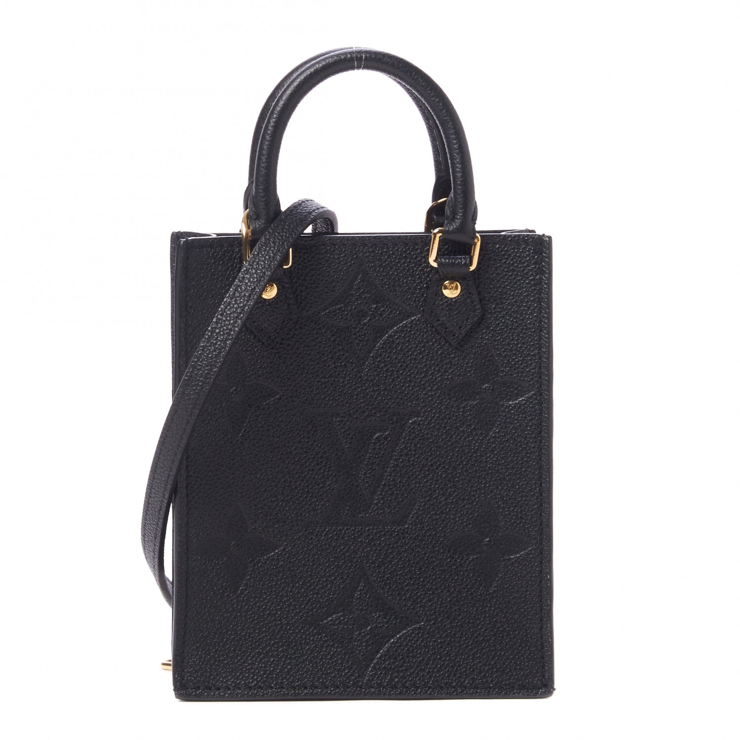 Louis Vuitton Empreinte Monogram Giant Petit Sac Plat Black 1 of 9