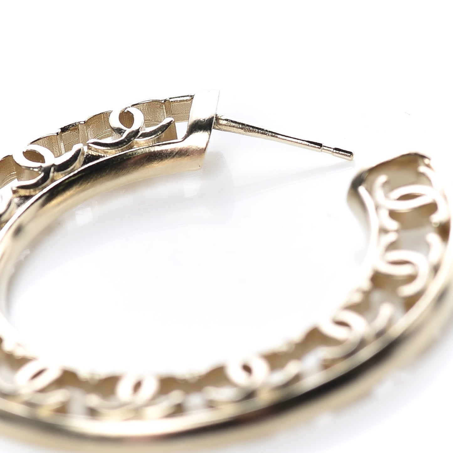 CC Hoop Earrings Gold