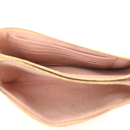 Louis Vuitton Damier Azur Double Zip Pochette 5 of 16