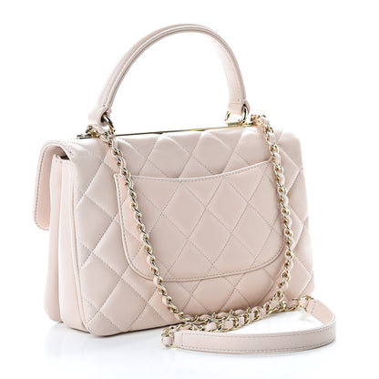 Chanel Lambskin Quilted Small Trendy CC Flap Dual Handle Bag Light Pink 3 of 17