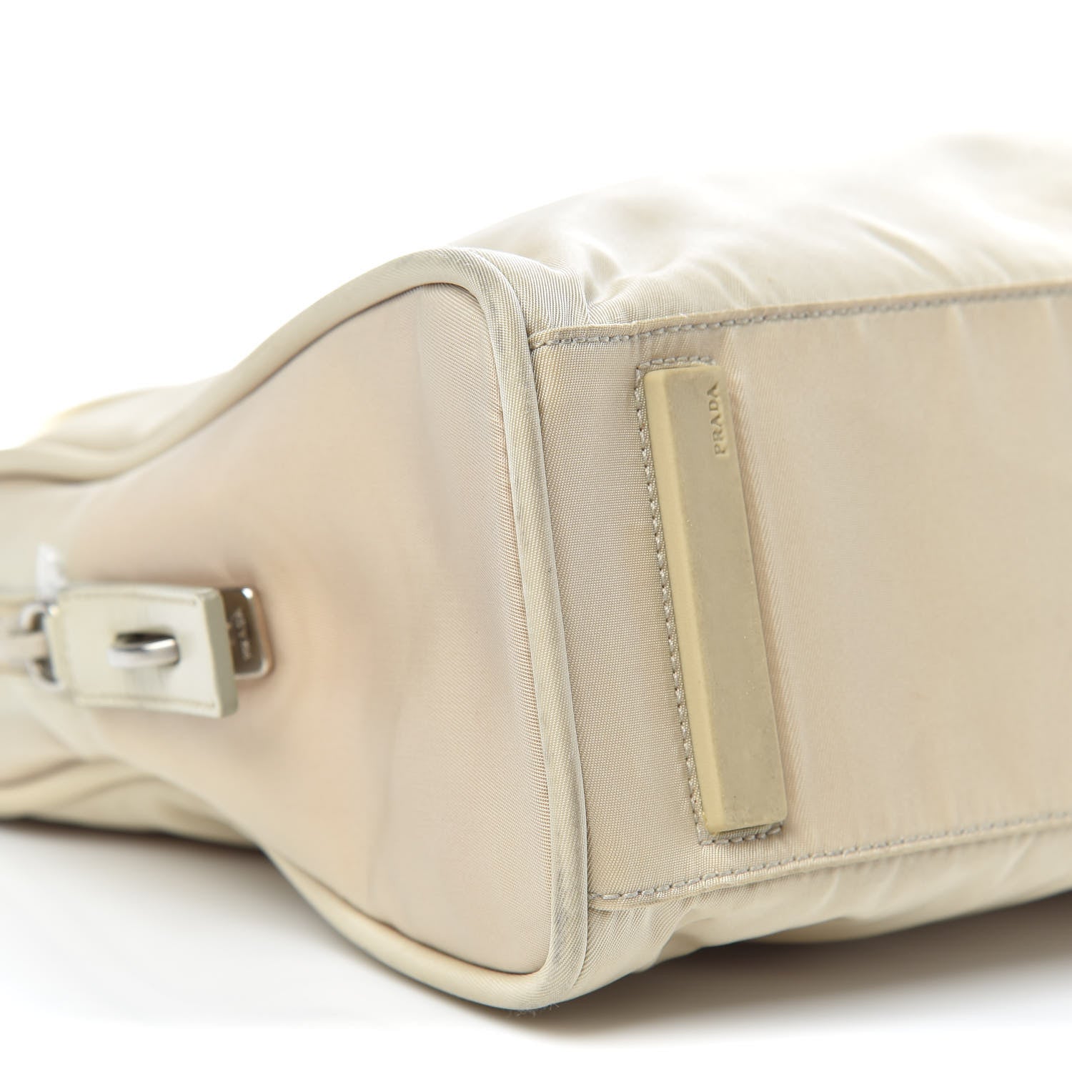 Prada Tessuto Nylon Top Handle Bag Sabbia 6 of 8