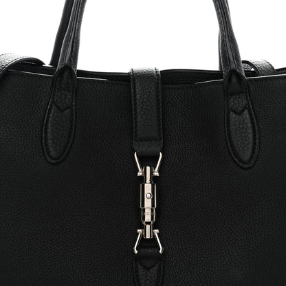 Gucci Soft Calfskin Small Jackie Top Handle Bag Black 8 of 10