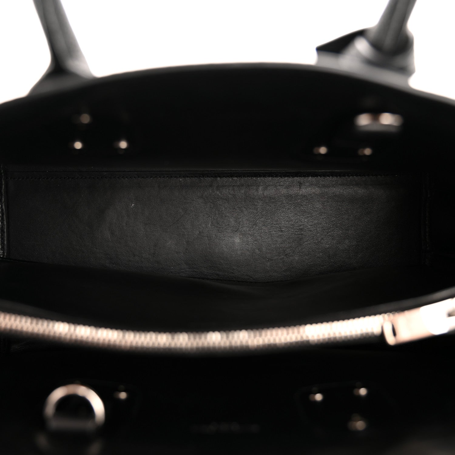 Saint Laurent Grained Calfskin Small Sac De Jour Black 5 of 14