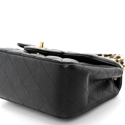 Chanel Caviar Quilted Mini Square Flap Black 10 of 10