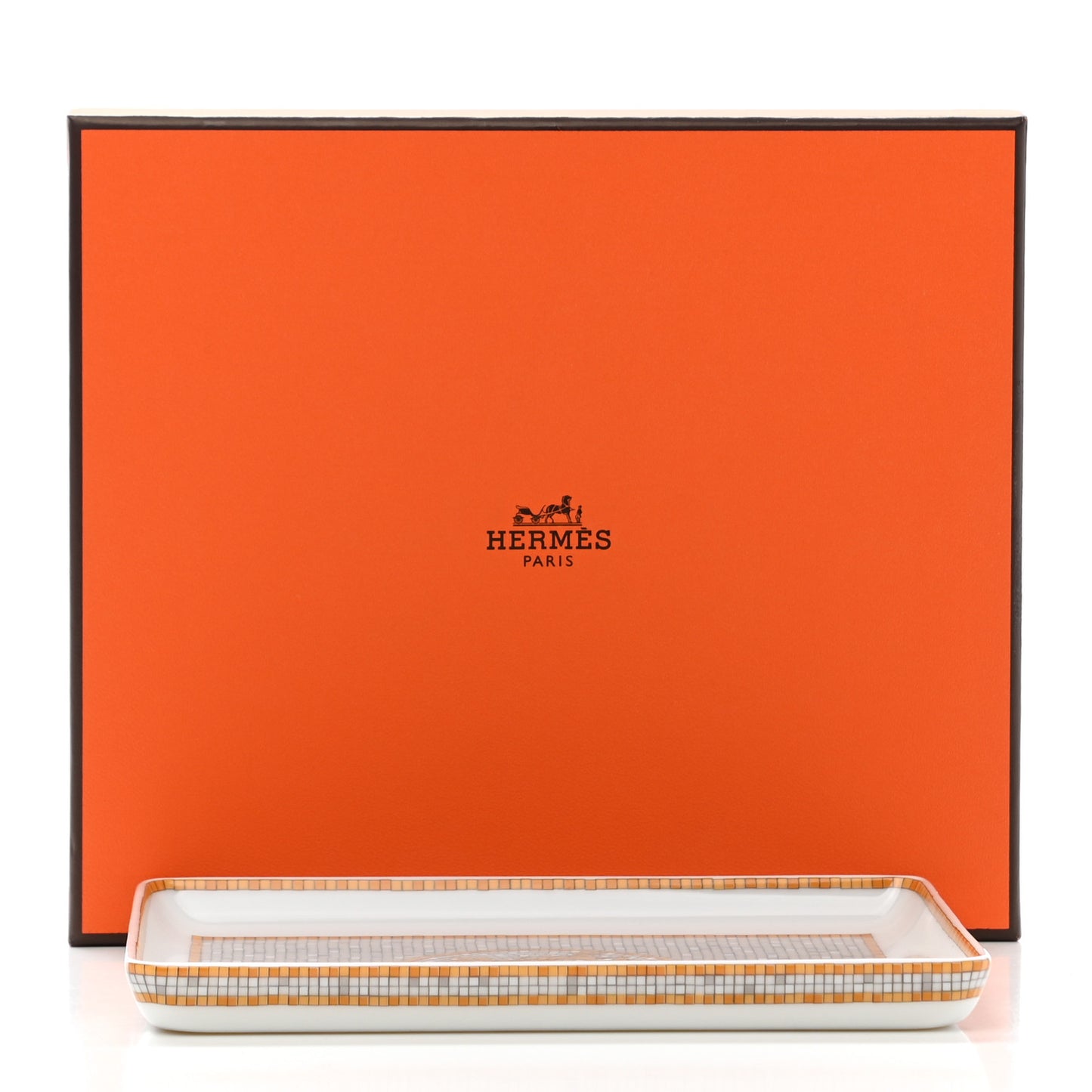 Porcelain Mosaique au 24 Gold Sushi Plate