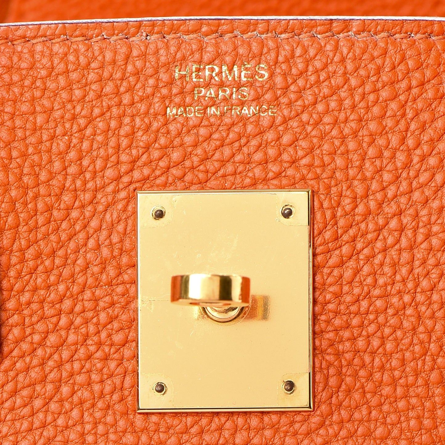 Togo Birkin 30 Orange