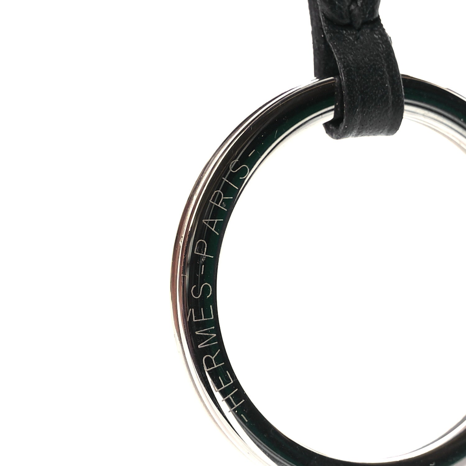 Hermes Lizard Clochette Cles Key Ring Charm Ombre 5 of 5