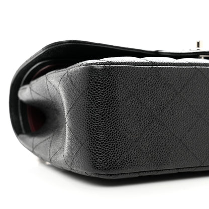 Chanel Caviar Quilted Jumbo Double Flap Black 9 of 10