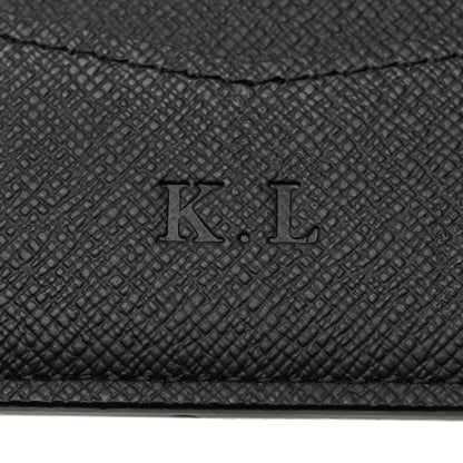 Louis Vuitton Taiga Slender Wallet Black 6 of 7