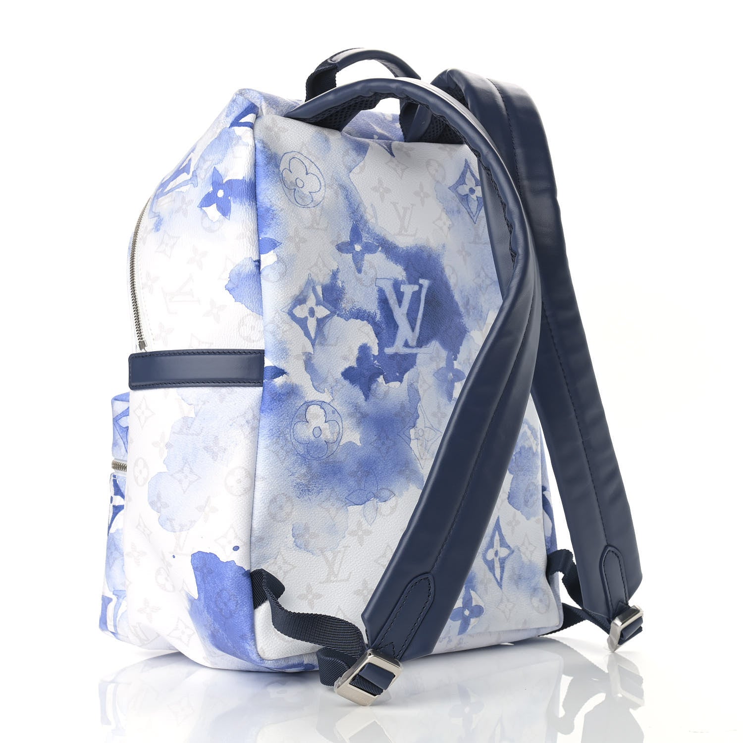 Louis Vuitton Monogram Watercolor Discovery Backpack Blue 2 of 7