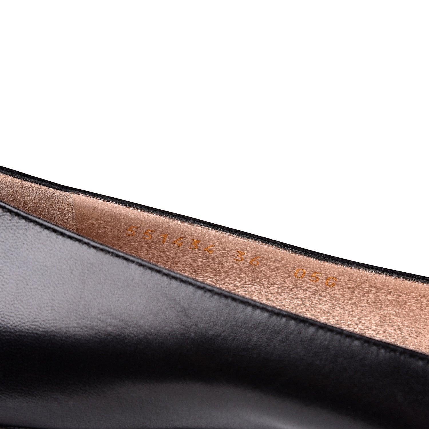 Gucci Malaga Kid Crystal Square G Madelyn Ballet Flats 36 Black 10 of 11