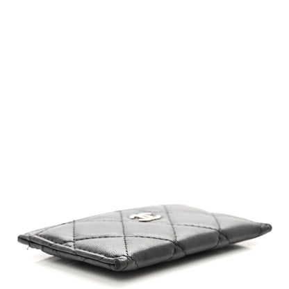 Chanel Lambskin Quilted Card Holder Black 4 of 10