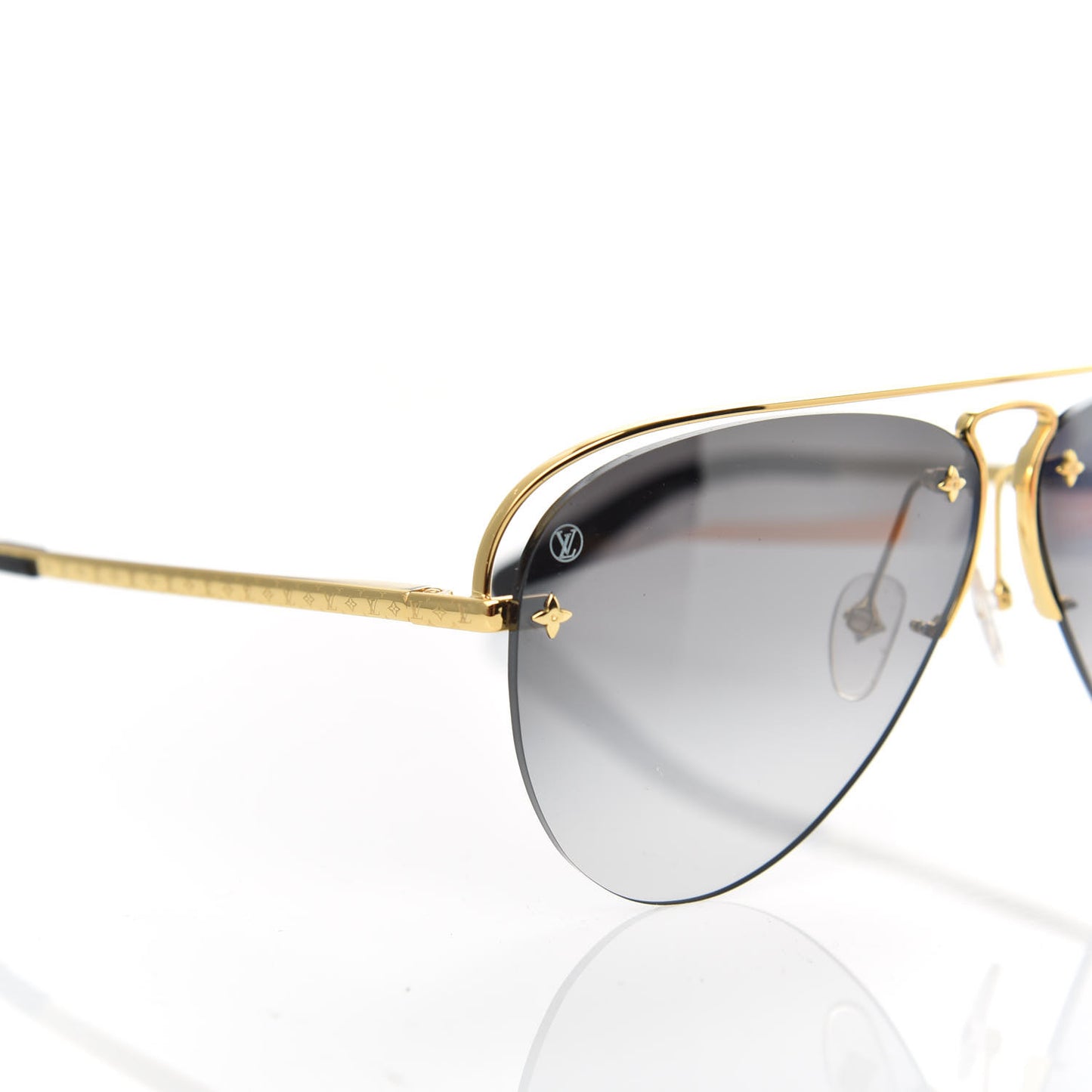 Monogram Grease Gradient Sunglasses Z1045W Gray