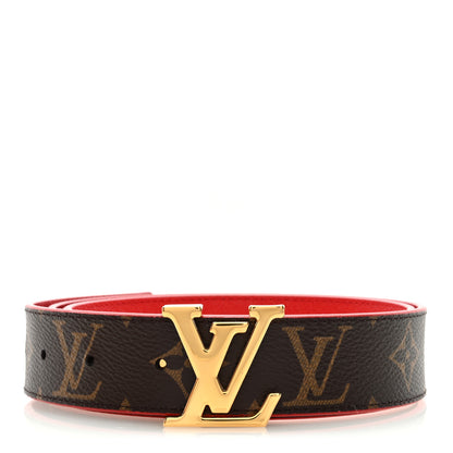 Louis Vuitton Monogram 30mm LV Initiales Reversible Belt Red 1 of 4