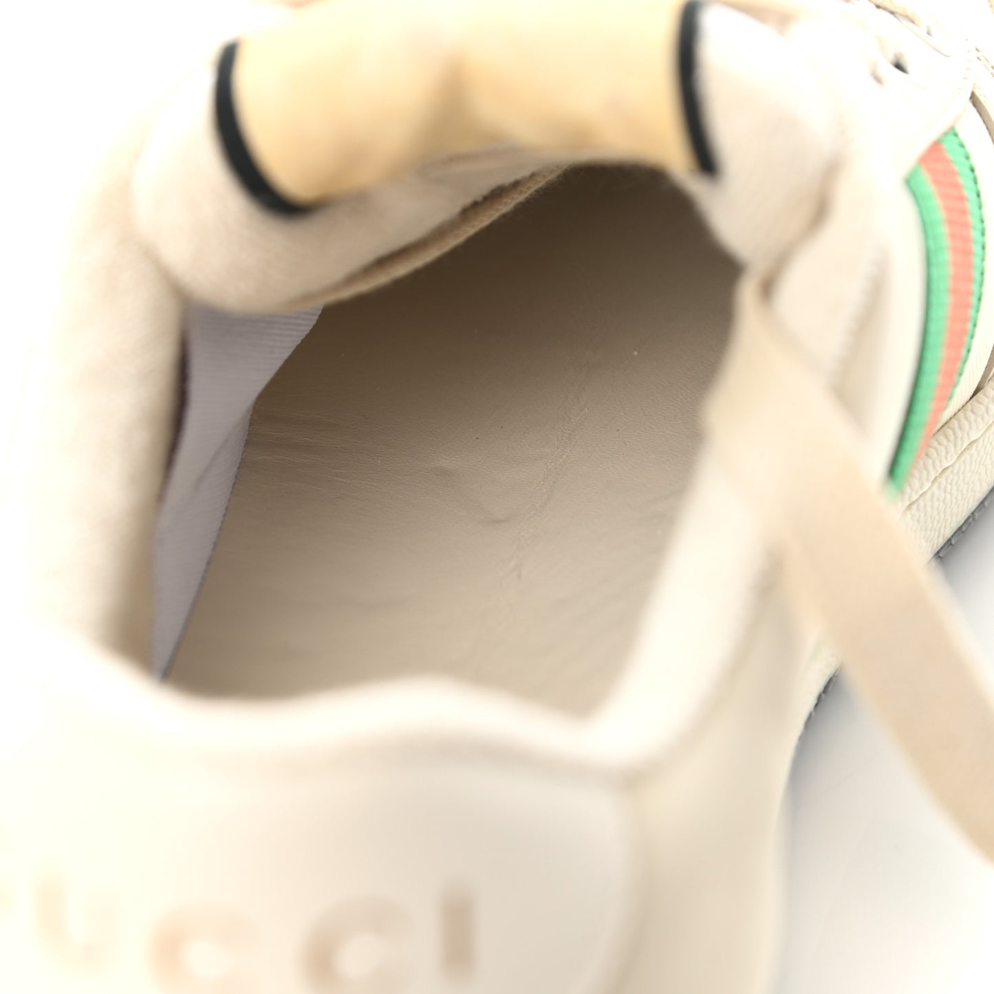 Nylon Nubuck Web Womens Screener Sneakers 39.5 Mystic White Dusty Milk