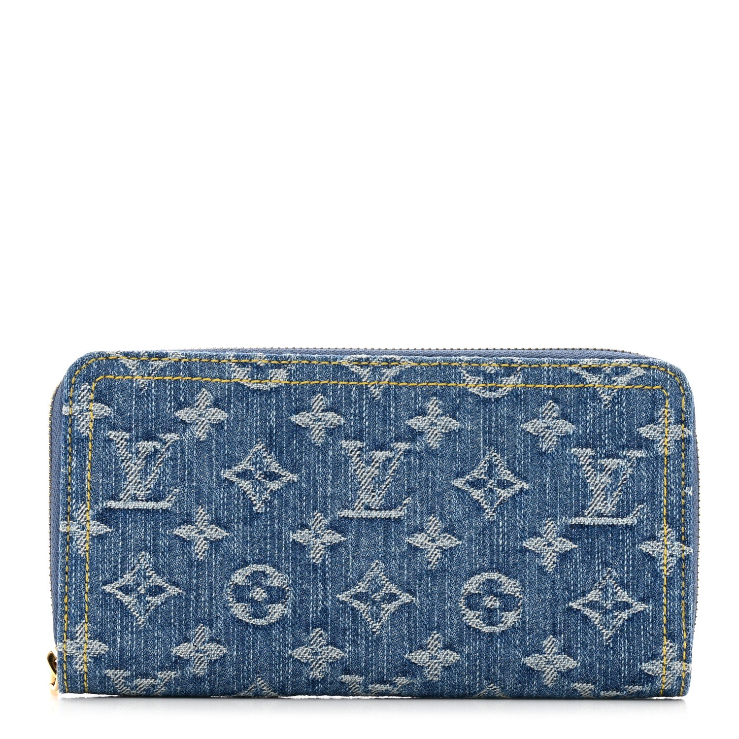 Louis Vuitton LOUIS VUITTON Monogram Denim Zippy Wallet NM Blue 1 of 6