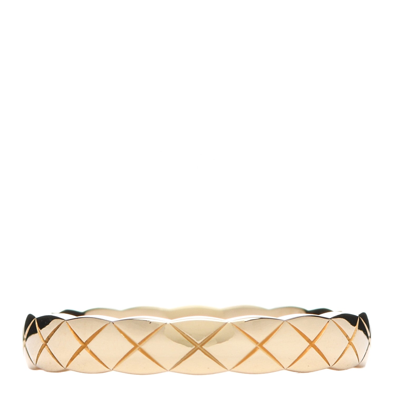Chanel 18K Yellow Gold Mini Coco Crush Ring 51 5.75 3 of 4