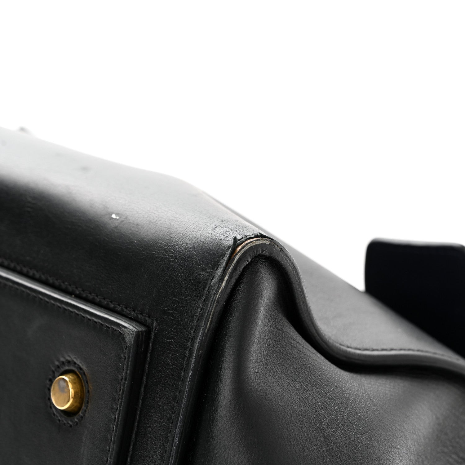 Celine Smooth Calfskin Large Bi-Color Tie Knot Tote Black Navy 14 of 22