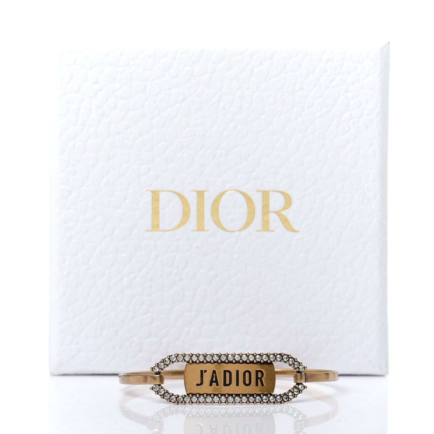 Metal Crystal J'Adior Bracelet Gold