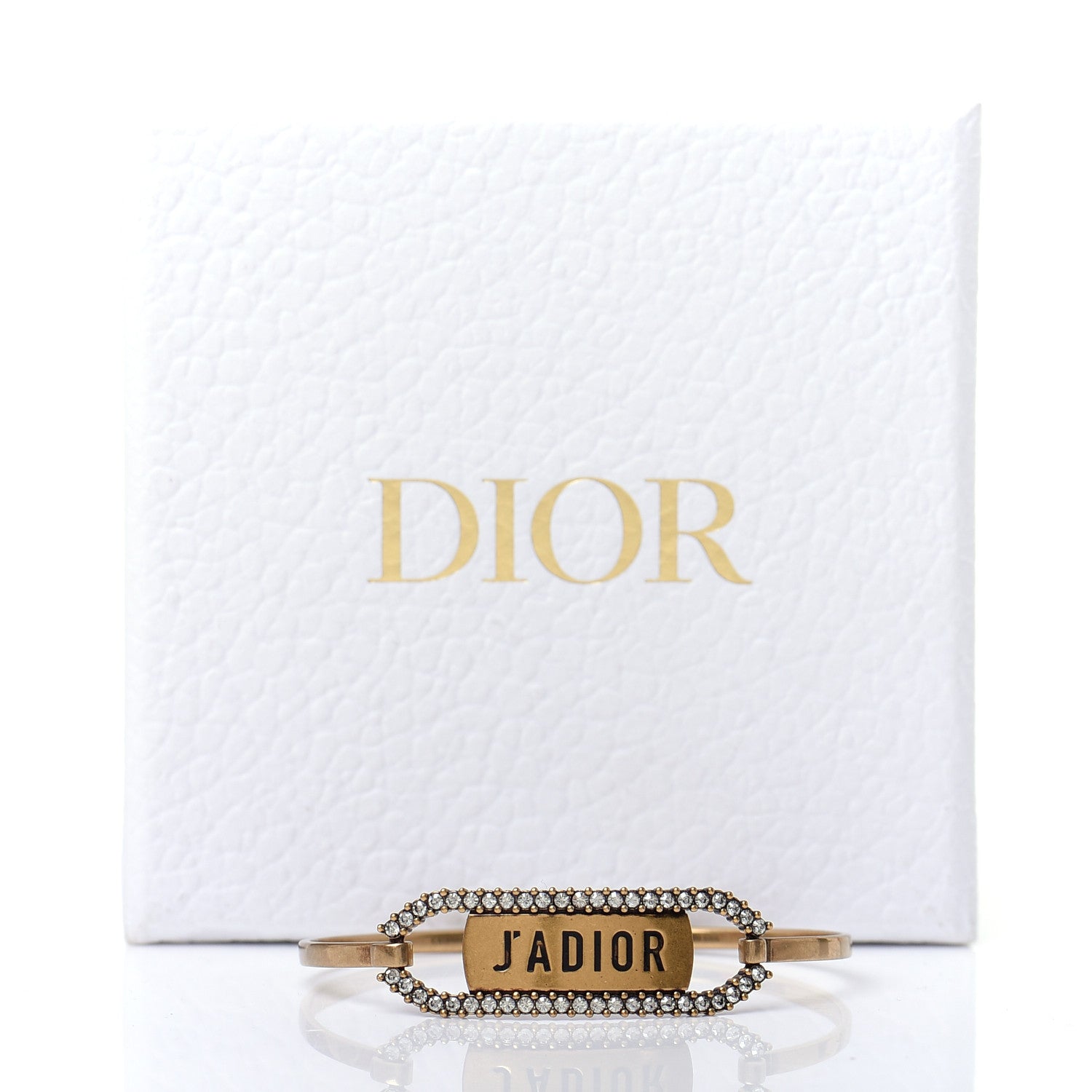 Christian Dior Metal Crystal J'Adior Bracelet Gold 4 of 4