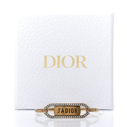 Christian Dior Metal Crystal J'Adior Bracelet Gold 4 of 4