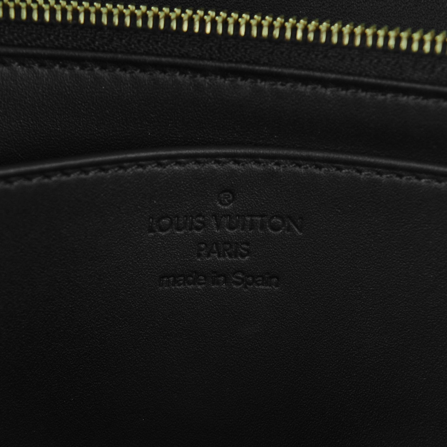 Patent Louise Clutch Black