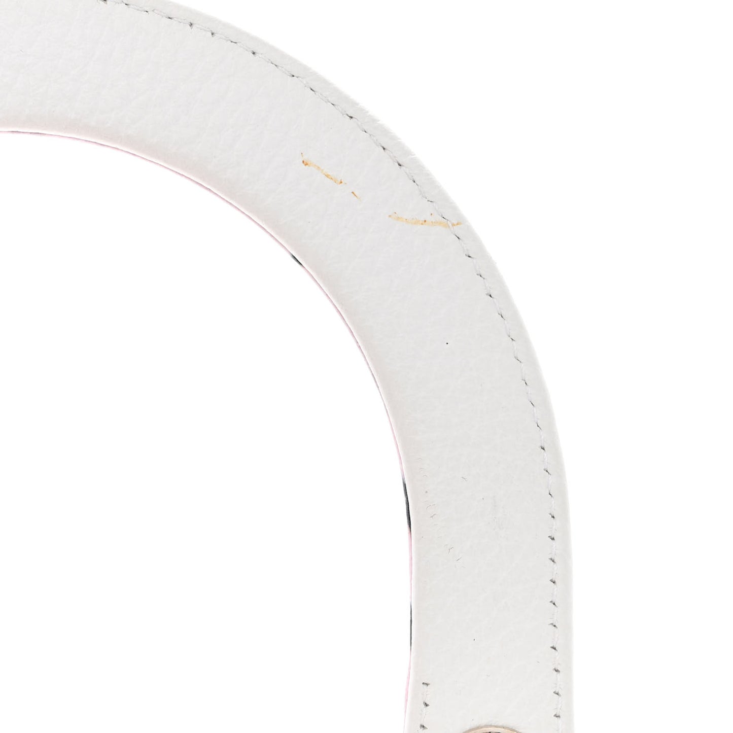 Deerskin Floral Printed Medium Lady Dior White