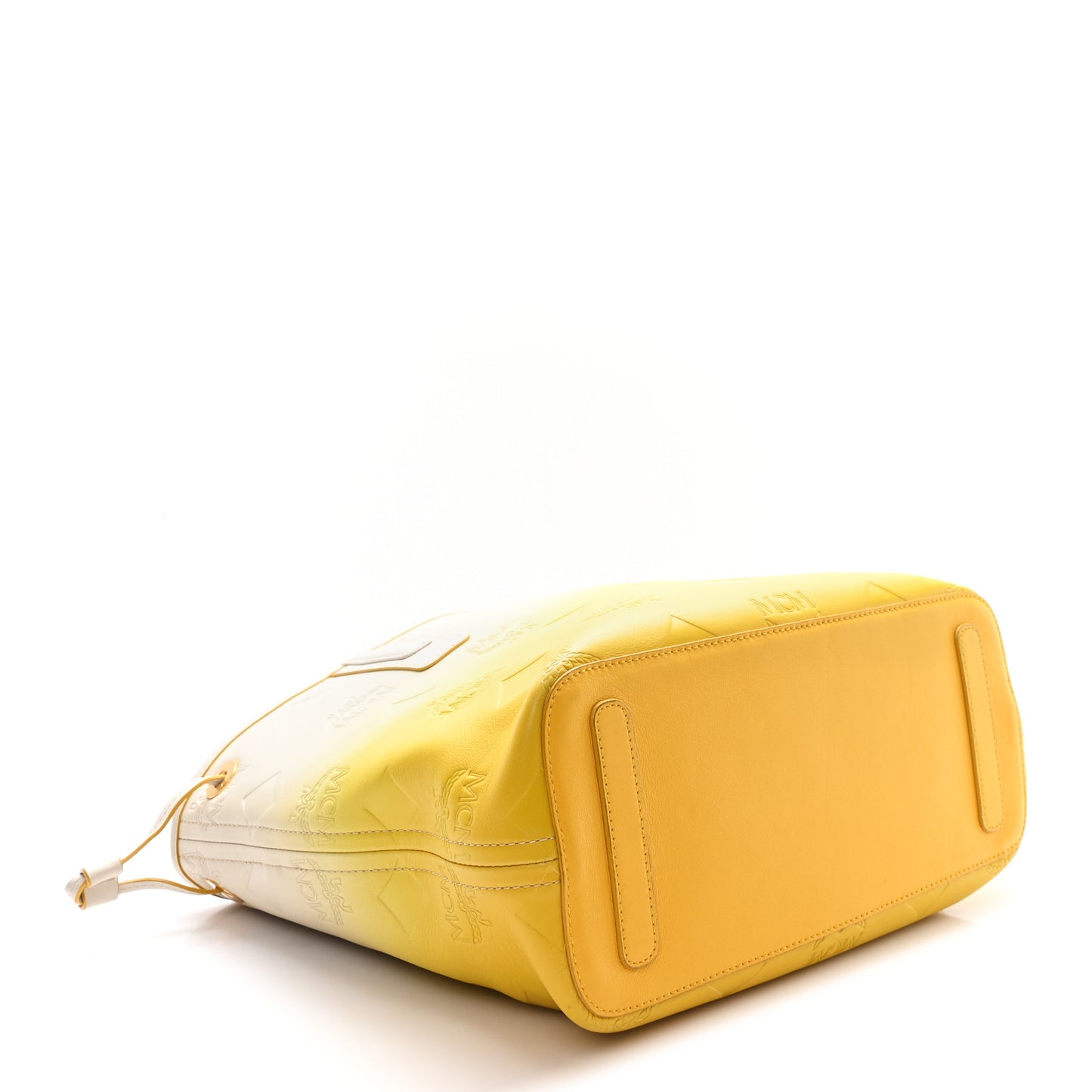 Calfskin Ottomar Gradation Liz Shopper Tote Old Gold
