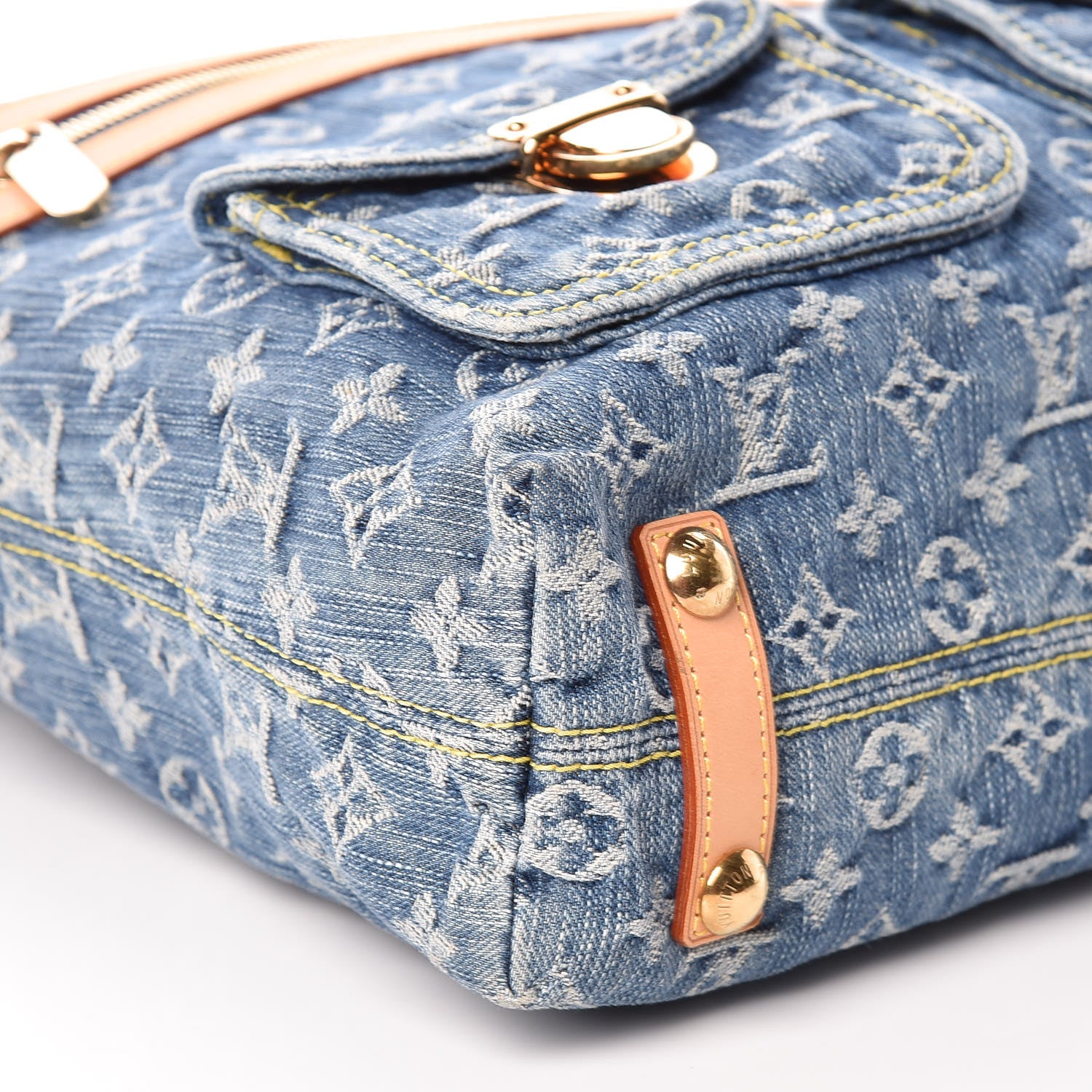 Louis Vuitton Denim Baggy GM Blue 5 of 9