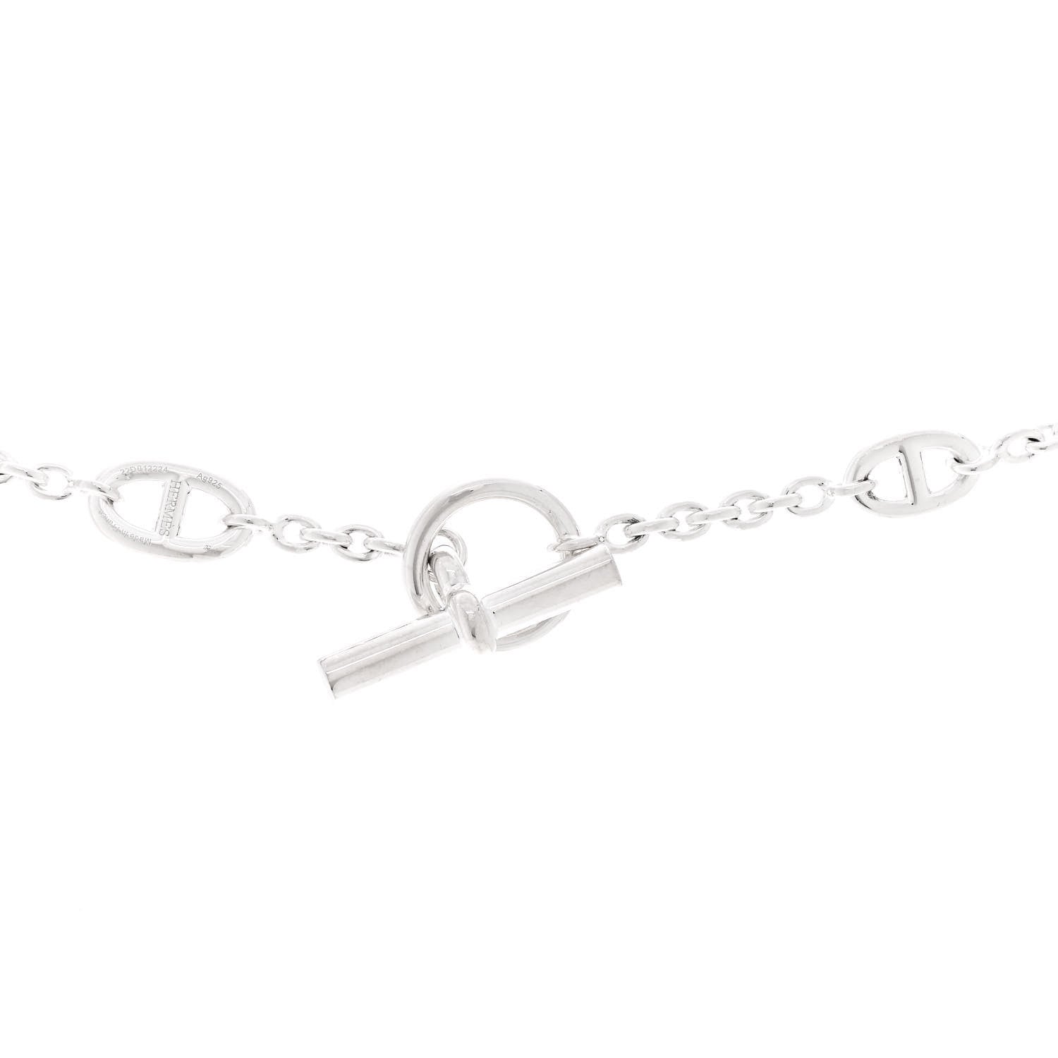 Hermes Sterling Silver Farandole Necklace 120 4 of 6