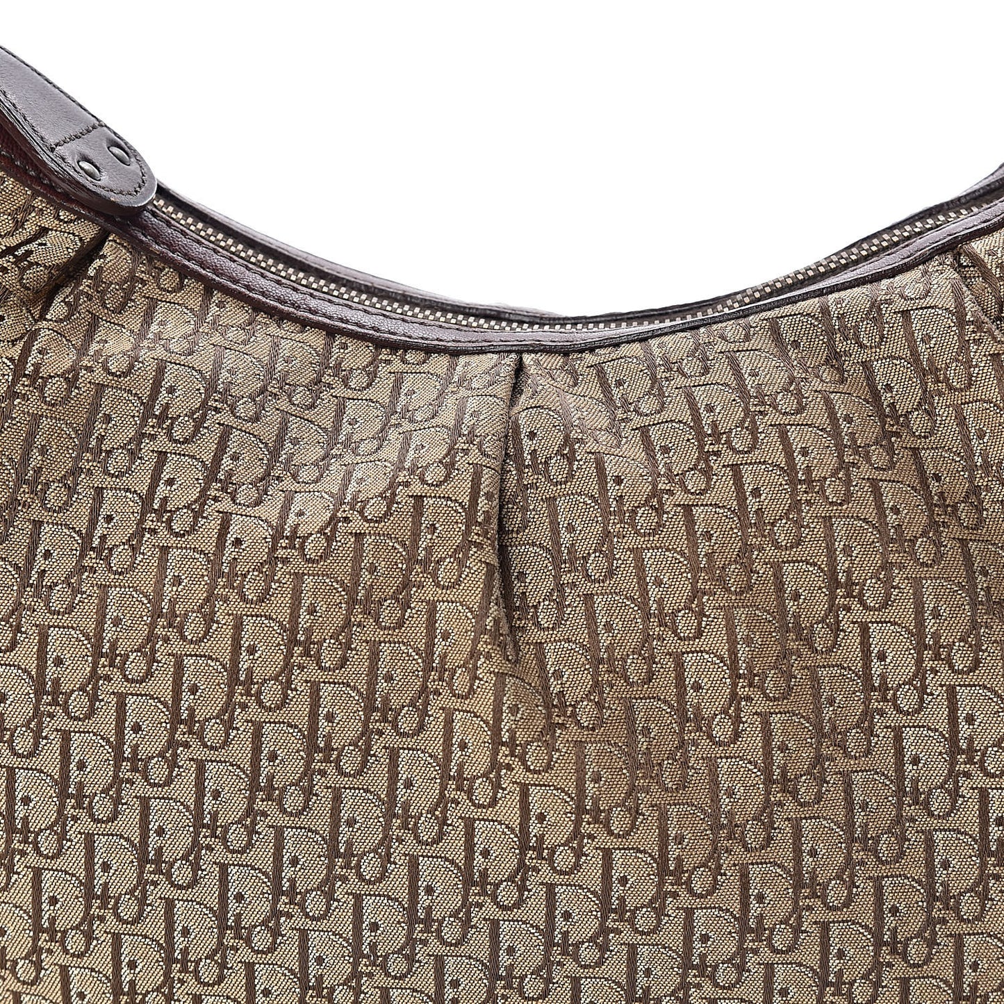 Monogram Buckle Hobo Beige