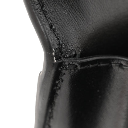 Balenciaga Shiny Box Calfskin Hourglass Chain Bag Black 11 of 12