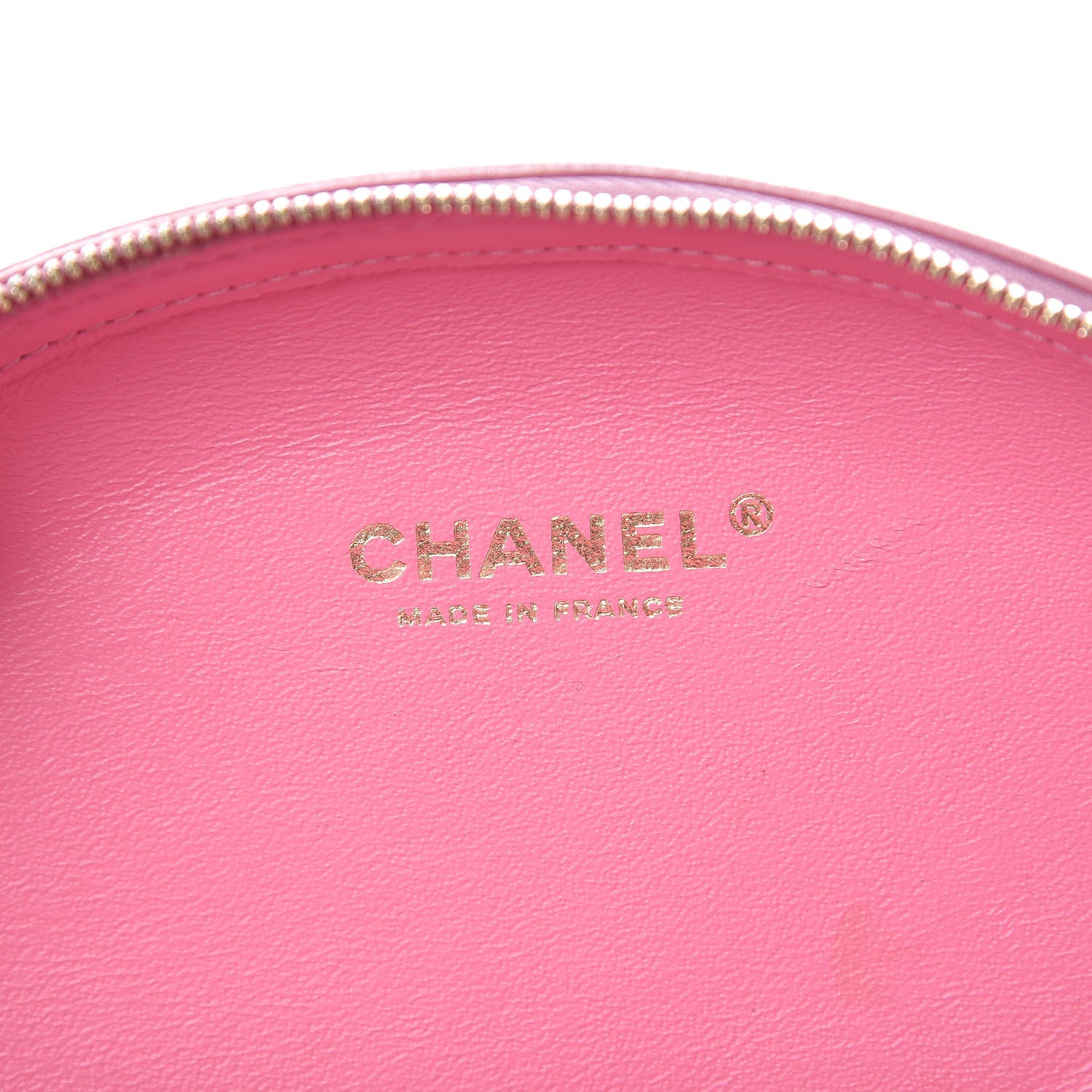Chanel Calfskin Chevron Stitched Evening Bag Pink 6 of 7