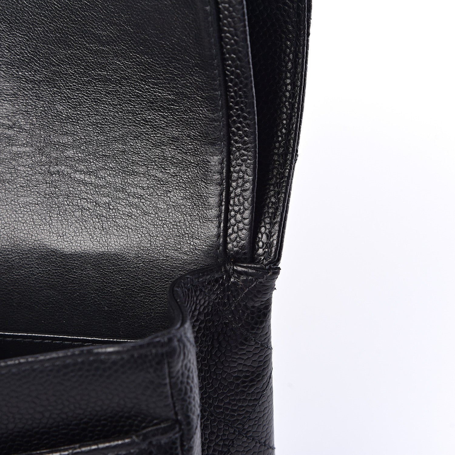 Chanel Caviar Quilted Medium Double Flap Black 10 of 12