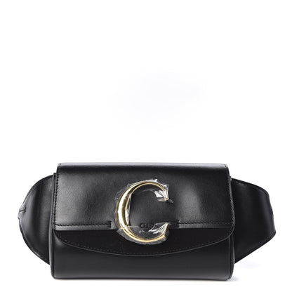 Chloe Calfskin Suede C Belt Bag Black 1 of 8