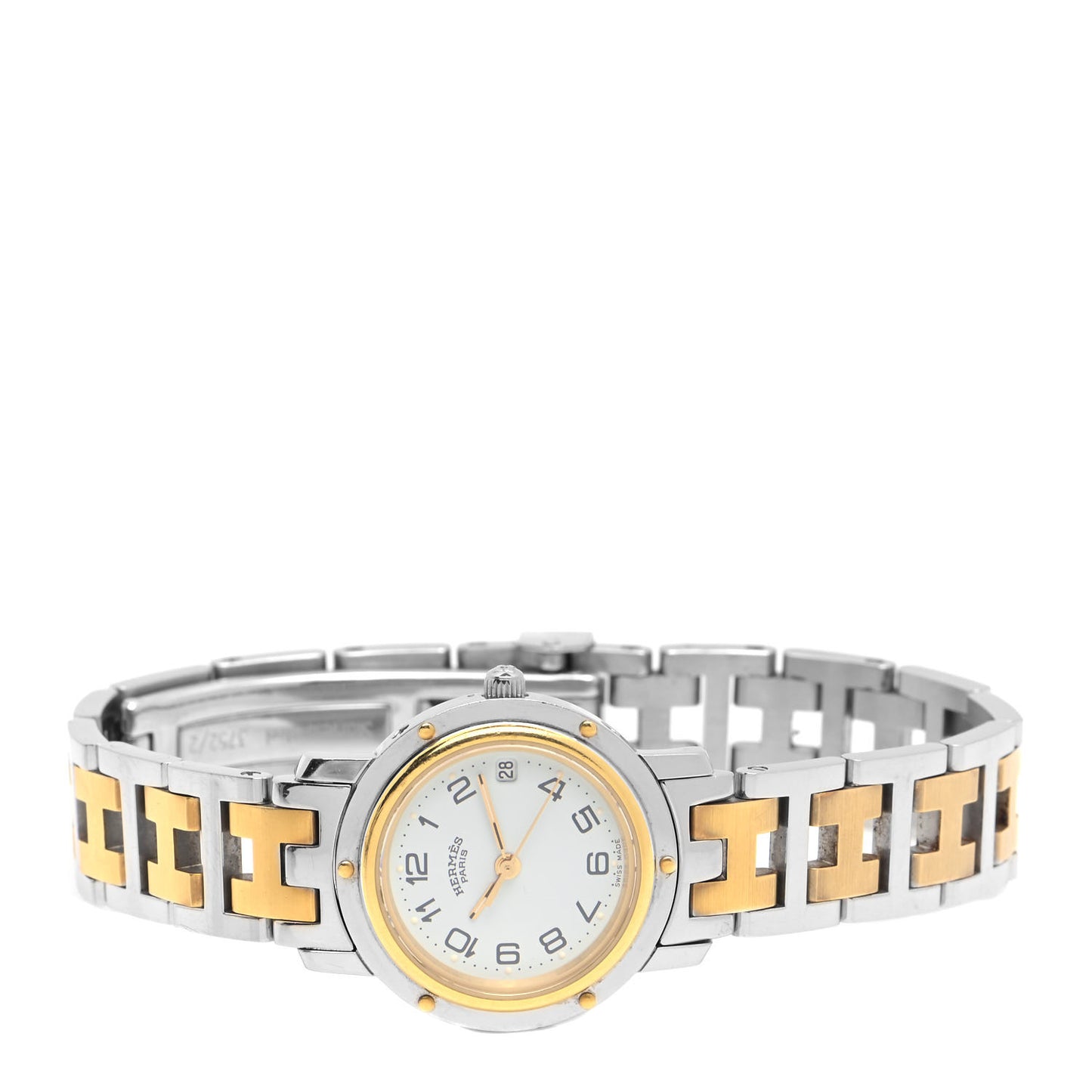 Stainless Steel 24mm Clipper Quartz Watch Gold