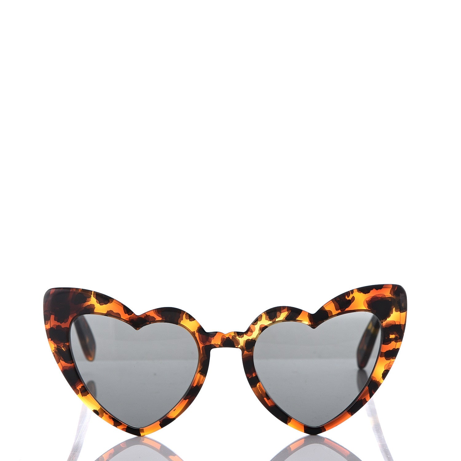 Saint Laurent Acetate Heart Frame Loulou SL181 Sunglasses Tortoise 2 of 11