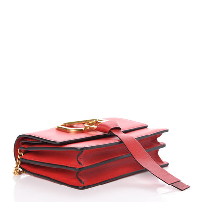Valentino Garavani Smooth Calfskin Mini Vring Crossbody Bag Rouge Pur 4 of 8