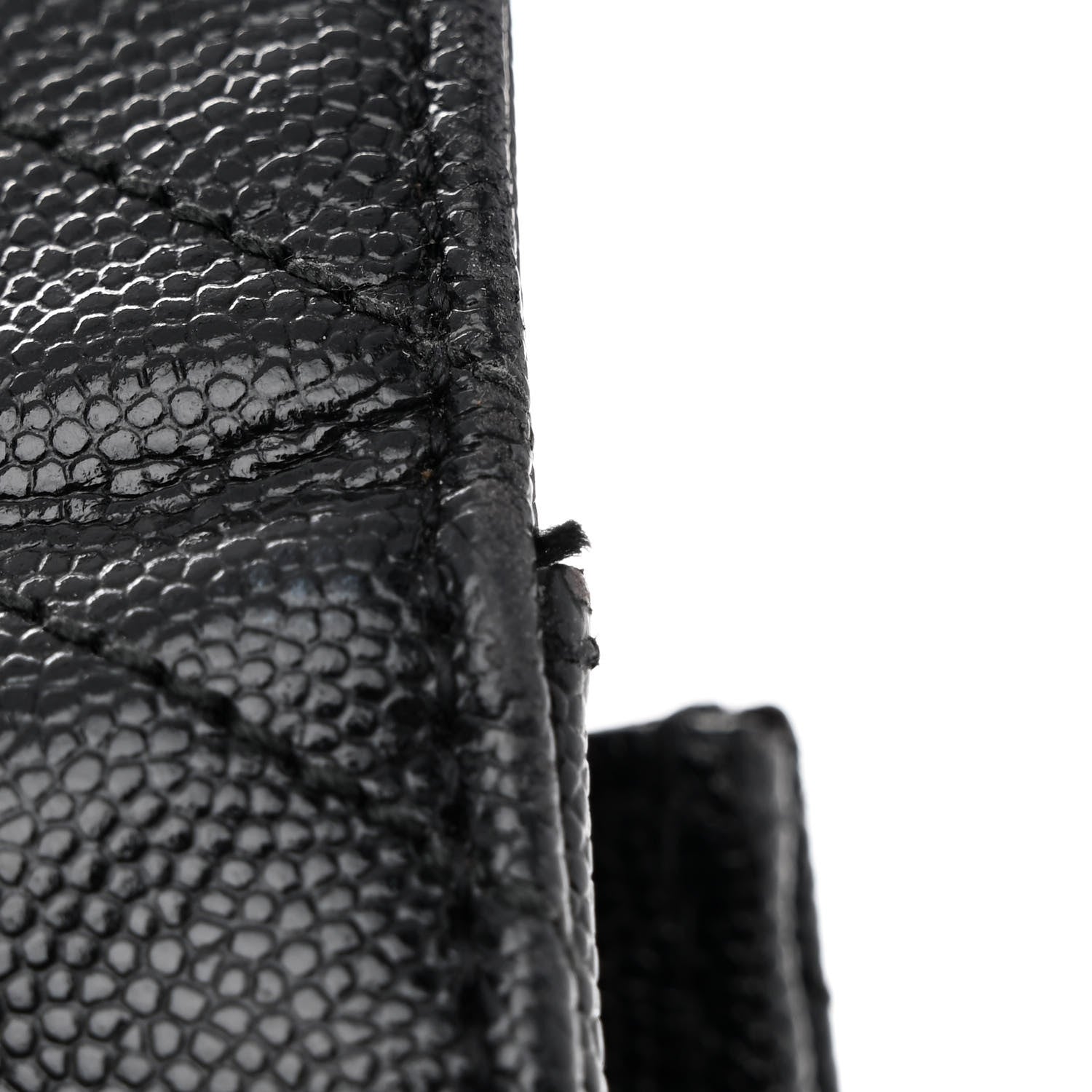 Saint Laurent Grain De Poudre Matelasse Chevron Large Monogram Satchel Black 15 of 15