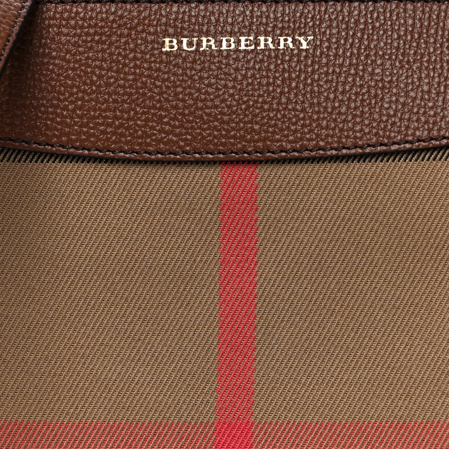 Burberry House Check Derby Peyton Crossbody Clutch Bag Tan 7 of 9