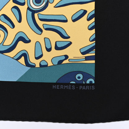 Hermes Silk Grands Fonds Scarf 90 2 of 5