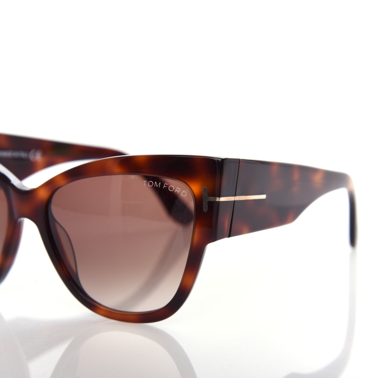 Tom Ford Acetate Anoushka Cat Eye Sunglasses TF371 Tortoise Shell 7 of 8