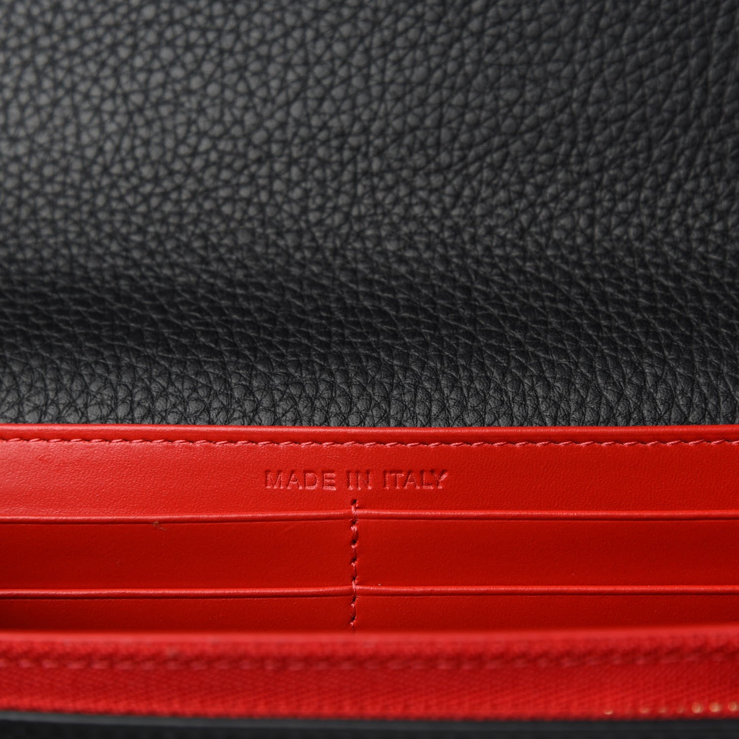 Christian Louboutin Calfskin Beaded Loubiclutch Star Chain Wallet Black 9 of 9