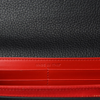 Christian Louboutin Calfskin Beaded Loubiclutch Star Chain Wallet Black 9 of 9