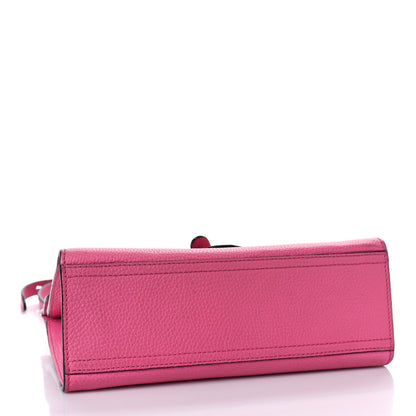 Gucci Cellarius Calfskin Mini GG Marmont Top Handle Bag Tropical Pink Flower 4 of 10