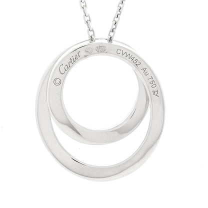 Cartier 18K White Gold Diamond Etincelle De Cartier Pendant Necklace 4 of 5