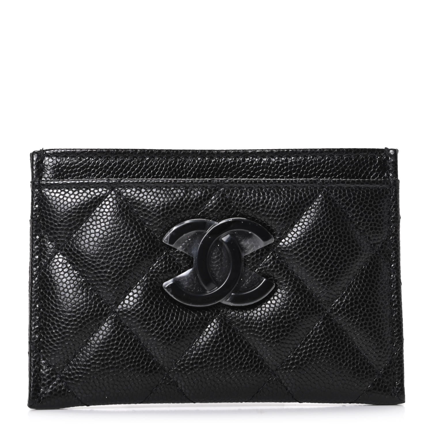 Chanel Caviar Quilted My Everything Card Holder Black 1 of 8