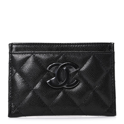 Chanel Caviar Quilted My Everything Card Holder Black 1 of 8