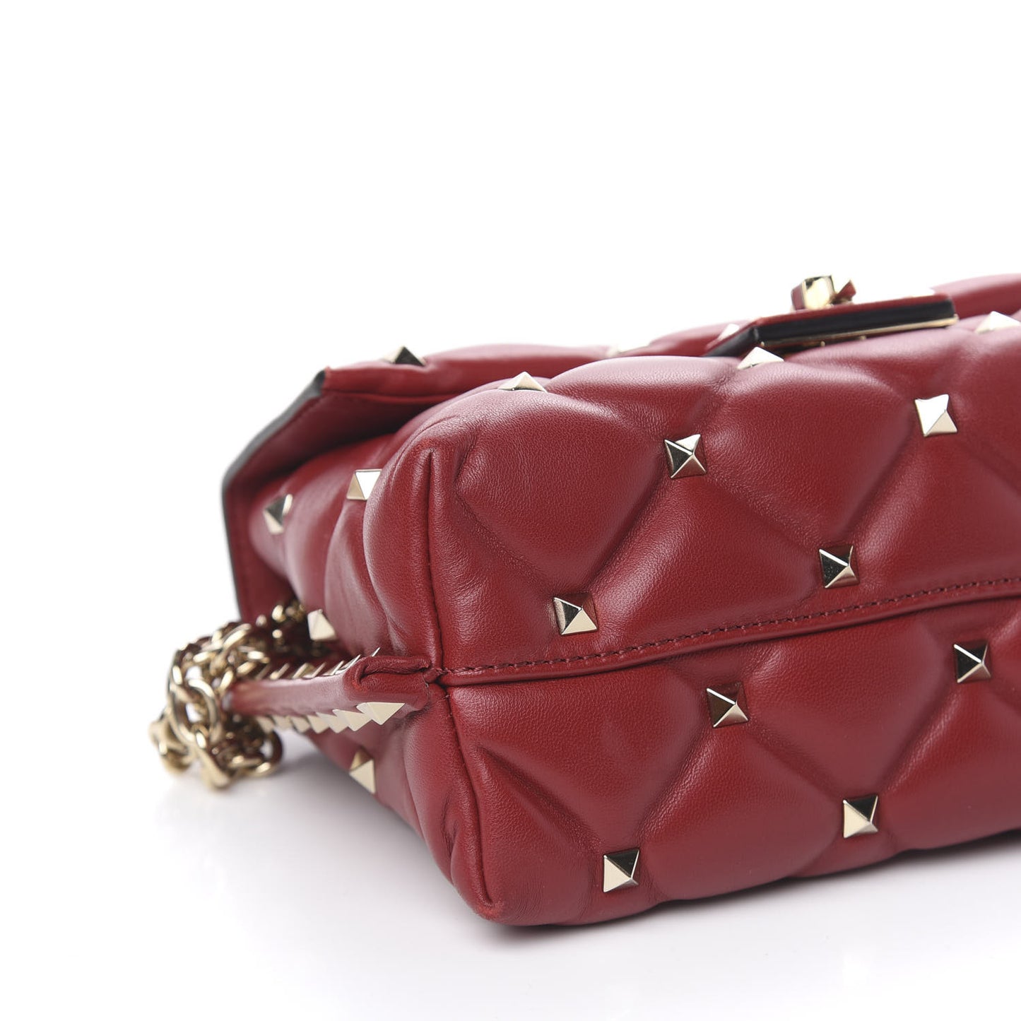 Nappa Candystud Crossbody Red